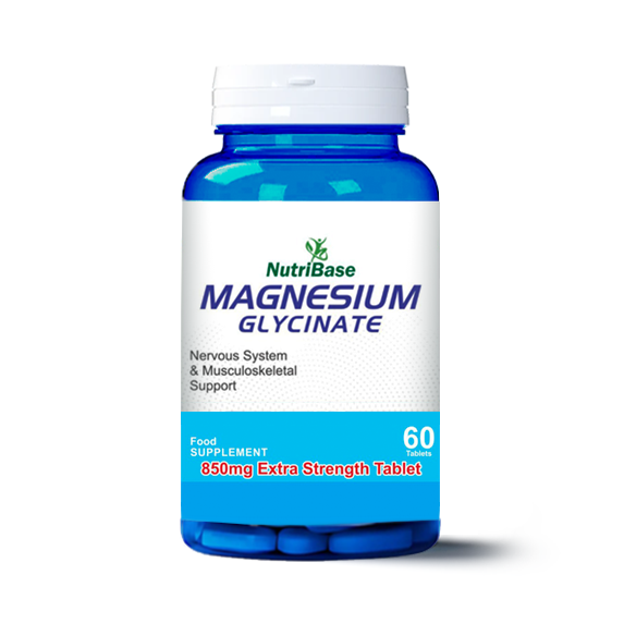 Magnesium Glycinate – 850mg Extra Strength