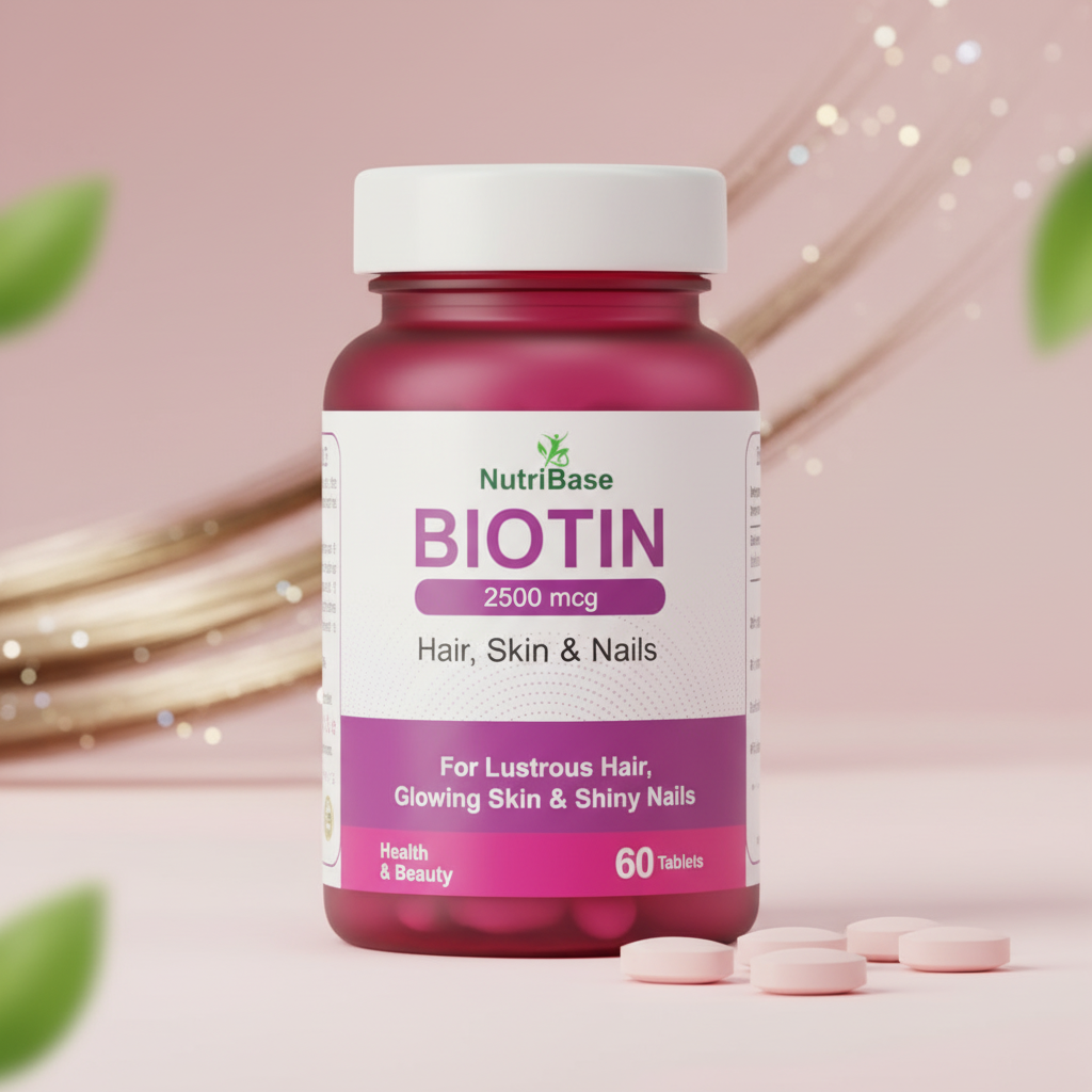 Biotin 2500mcg – For Hair, Skin & Nails